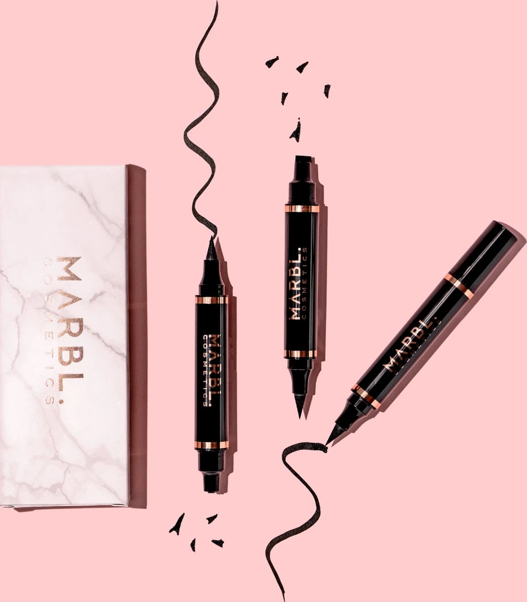 MARBL. Cosmetics - Easy Wing - Eyeliner Stempel - 8mm - Waterproof - Vlekproof - Vegan - Dierproefvrij 10 MARBL. Cosmetics - Easy Wing - Eyeliner Stempel - 8mm - Waterproof - Vlekproof - Vegan - Dierproefvrij - Afbeelding 8