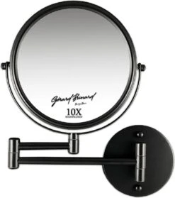 Make-up Wandspiegel Knikarm Mat Zwart - 10x Vergroting 20cmØ -Cosmetica Serie Winkel 1061x1200 3