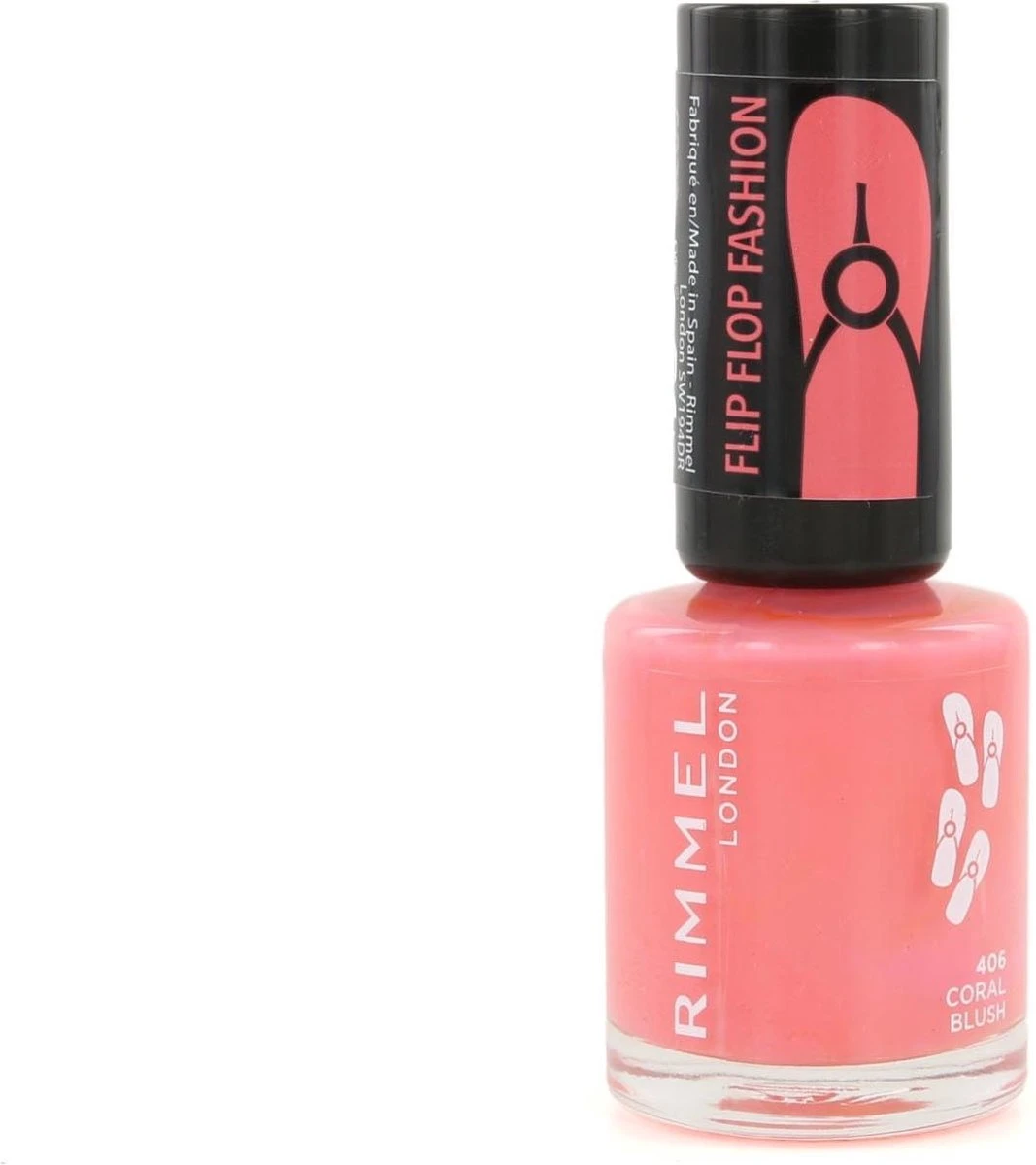 Rimmel London Rimmel 60 Seconds Nagellak - 406 Coral Blush 3 Rimmel London Rimmel 60 Seconds Nagellak - 406 Coral Blush