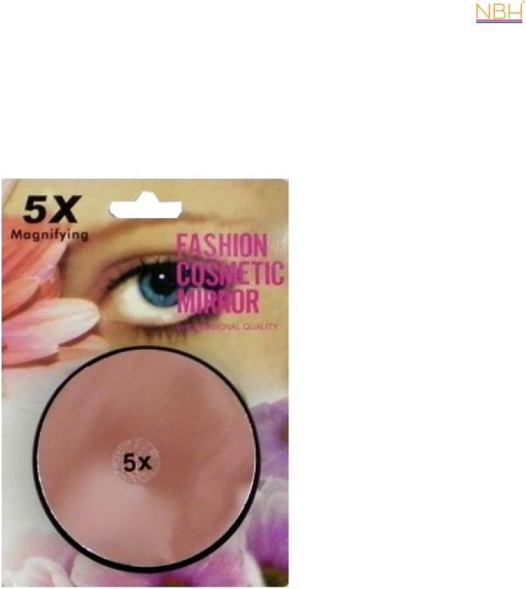 Merkloos 5x Vergrotende Make Up Spiegel (7.5 Cm) 3 Merkloos 5x Vergrotende Make Up Spiegel (7.5 Cm)