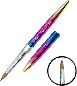 KOLINSKY ACRYL PENSEEL #8 - Kolinsky Penseel - Acryl Penseel - Acryl Nagels - Rainbow