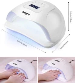 Adge - 54W LED Nageldroger Voor Gelnagels - Geschikt Voor ALLE Nagel Gellak - 36 LEDs - Met Timer -Cosmetica Serie Winkel 1080x1200