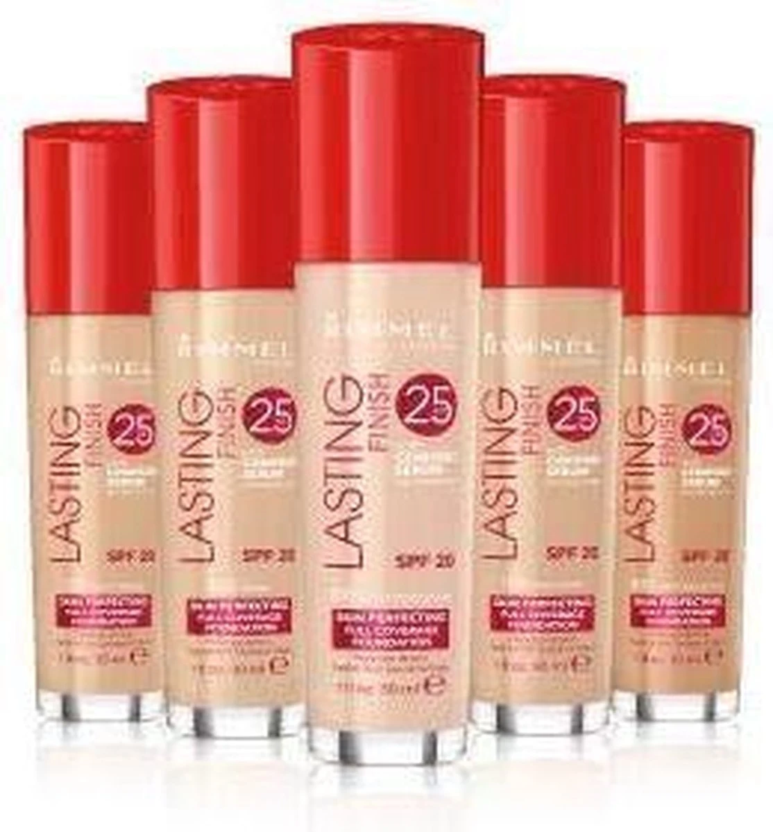 Rimmel London Lasting Finish Foundation - 200 Soft Beige 9 Rimmel London Lasting Finish Foundation - 200 Soft Beige - Afbeelding 7