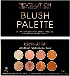 MAKEUP REVOLUTION Ultra Blush Palette Golden Sugar, 13 G 9 MAKEUP REVOLUTION Ultra Blush Palette Golden Sugar, 13 G -Cosmetica Serie Winkel 1114x1200 6