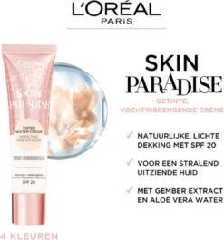 L’Oréal Paris WULT Skin Paradise BB Cream Tinted Cream Foundation - 02 Medium 17 L’Oréal Paris WULT Skin Paradise BB Cream Tinted Cream Foundation - 02 Medium -Cosmetica Serie Winkel 1118x1200 2