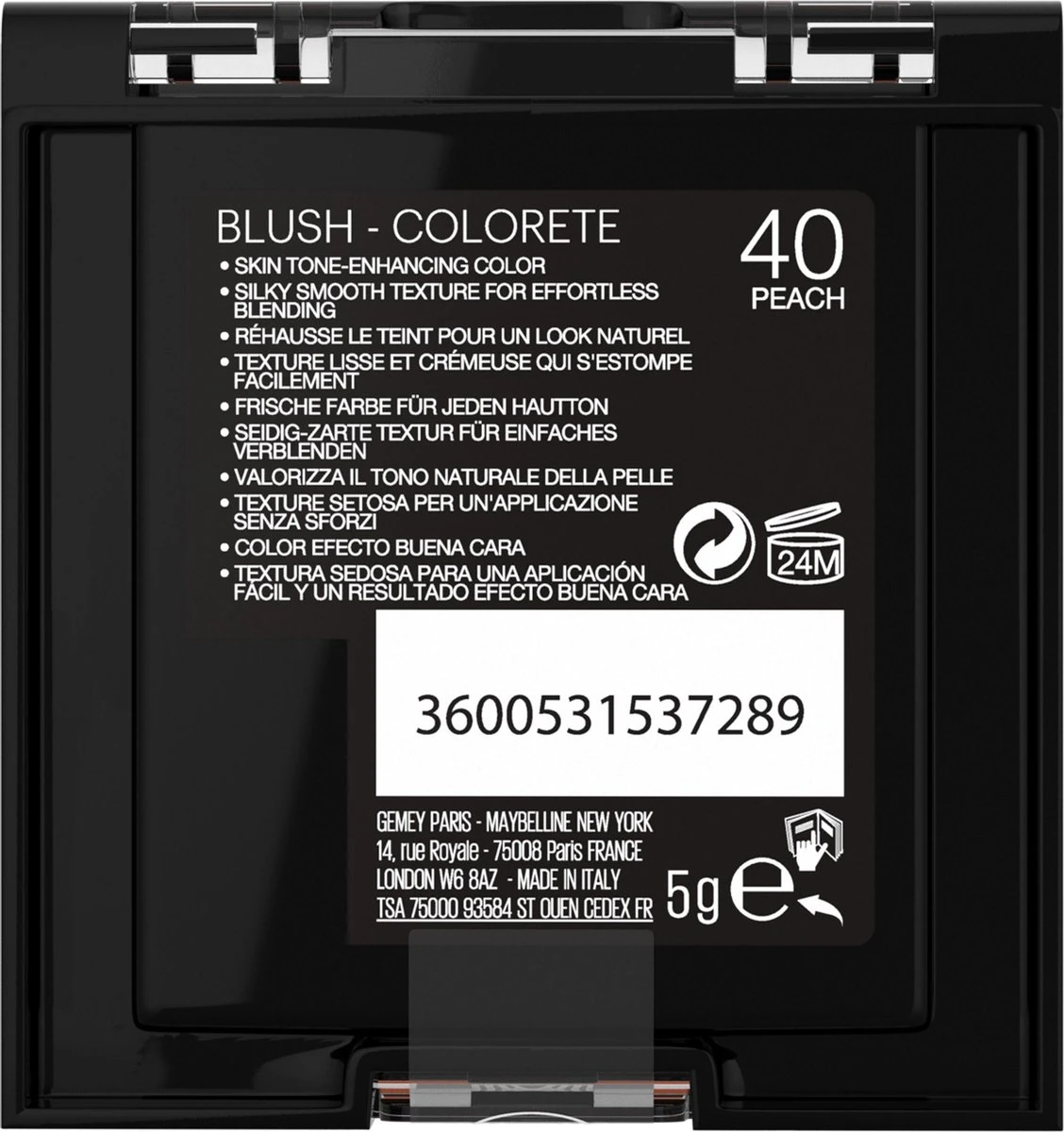 Maybelline Fit Me Blush - 40 Peach - Oranje - Natuurlijk Ogende Rouge 9 Maybelline Fit Me Blush - 40 Peach - Oranje - Natuurlijk Ogende Rouge - Afbeelding 7