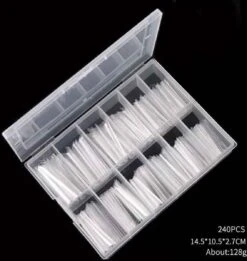 Royala Gel Flex 240x Nageltips In Tipbox - Transparant Long Coffin Half Cover C Curve - Kunstnagel Set - Nail Tips -French Nail Art Acryl Nagels & Gelnagels - Premium Quality Line 13 Royala Gel Flex 240x Nageltips In Tipbox - Transparant Long Coffin Half Cover C Curve - Kunstnagel Set - Nail Tips -French Nail Art Acryl Nagels & Gelnagels - Premium Quality Line -Cosmetica Serie Winkel 1136x1200 2