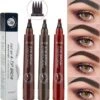 Merkloos Microblading Wenkbrauwstift - Donkerbruin -Cosmetica Serie Winkel 1154x1200