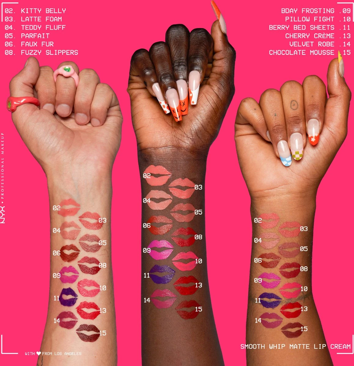 NYX Professional Makeup - Smooth Whip Matte Lip Cream Velvet Robe - Vloeibare Lippenstift - 4ML 6 NYX Professional Makeup - Smooth Whip Matte Lip Cream Velvet Robe - Vloeibare Lippenstift - 4ML - Afbeelding 4