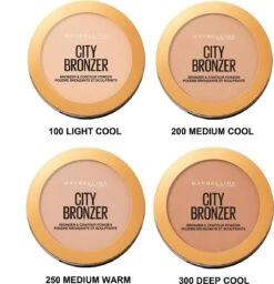 Maybelline City Bronzer Bronzer & Countour Powder - 100 Light Cool - Bronzing En Contouring Poeder - 51,4 Gr. -Cosmetica Serie Winkel 1160x1200 3