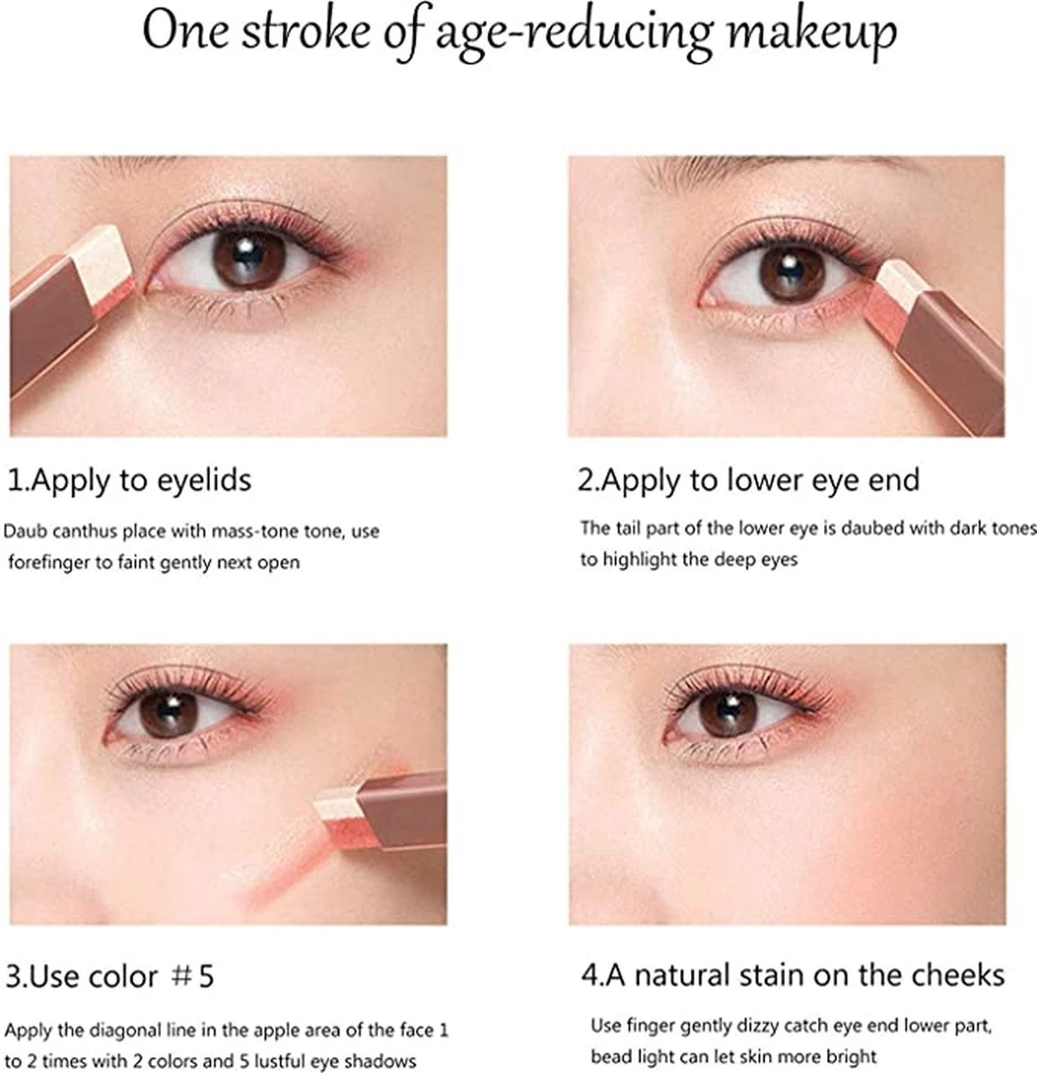 Goods4you Duo Color Gradient Oogschaduw Stick #3 6 Goods4you Duo Color Gradient Oogschaduw Stick #3 - Afbeelding 4