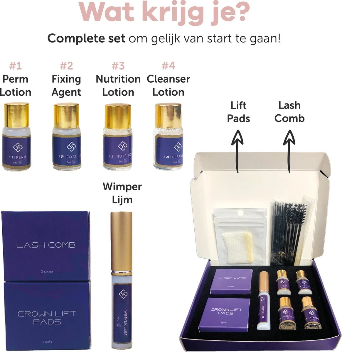 Seidon - Wimperlifting Set - Vernieuwde Editie - Lash Lift - Wimperkruller - Lash Lifting Kit 5 Seidon - Wimperlifting Set - Vernieuwde Editie - Lash Lift - Wimperkruller - Lash Lifting Kit - Afbeelding 3