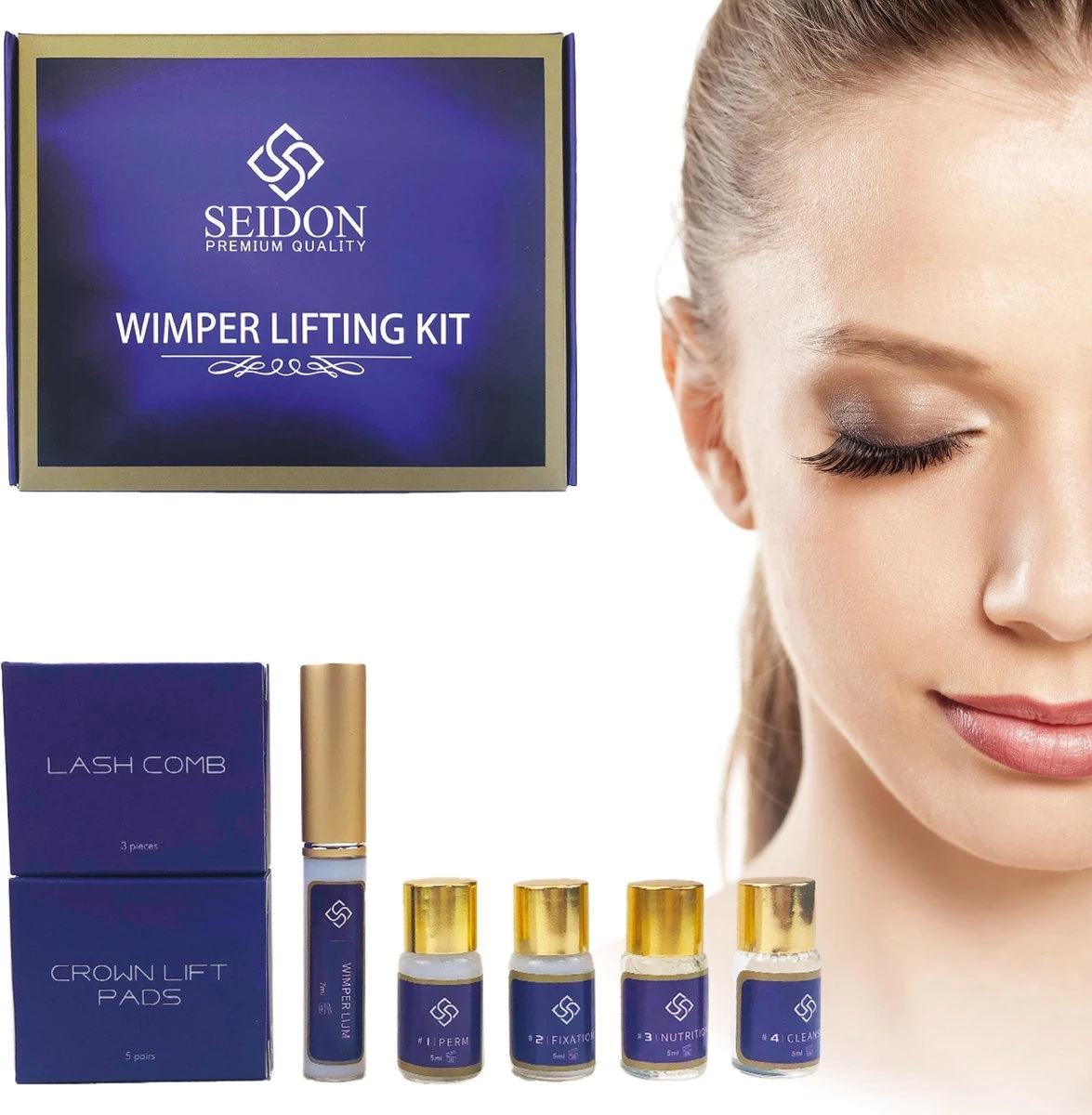 Seidon - Wimperlifting Set - Vernieuwde Editie - Lash Lift - Wimperkruller - Lash Lifting Kit 3 Seidon - Wimperlifting Set - Vernieuwde Editie - Lash Lift - Wimperkruller - Lash Lifting Kit