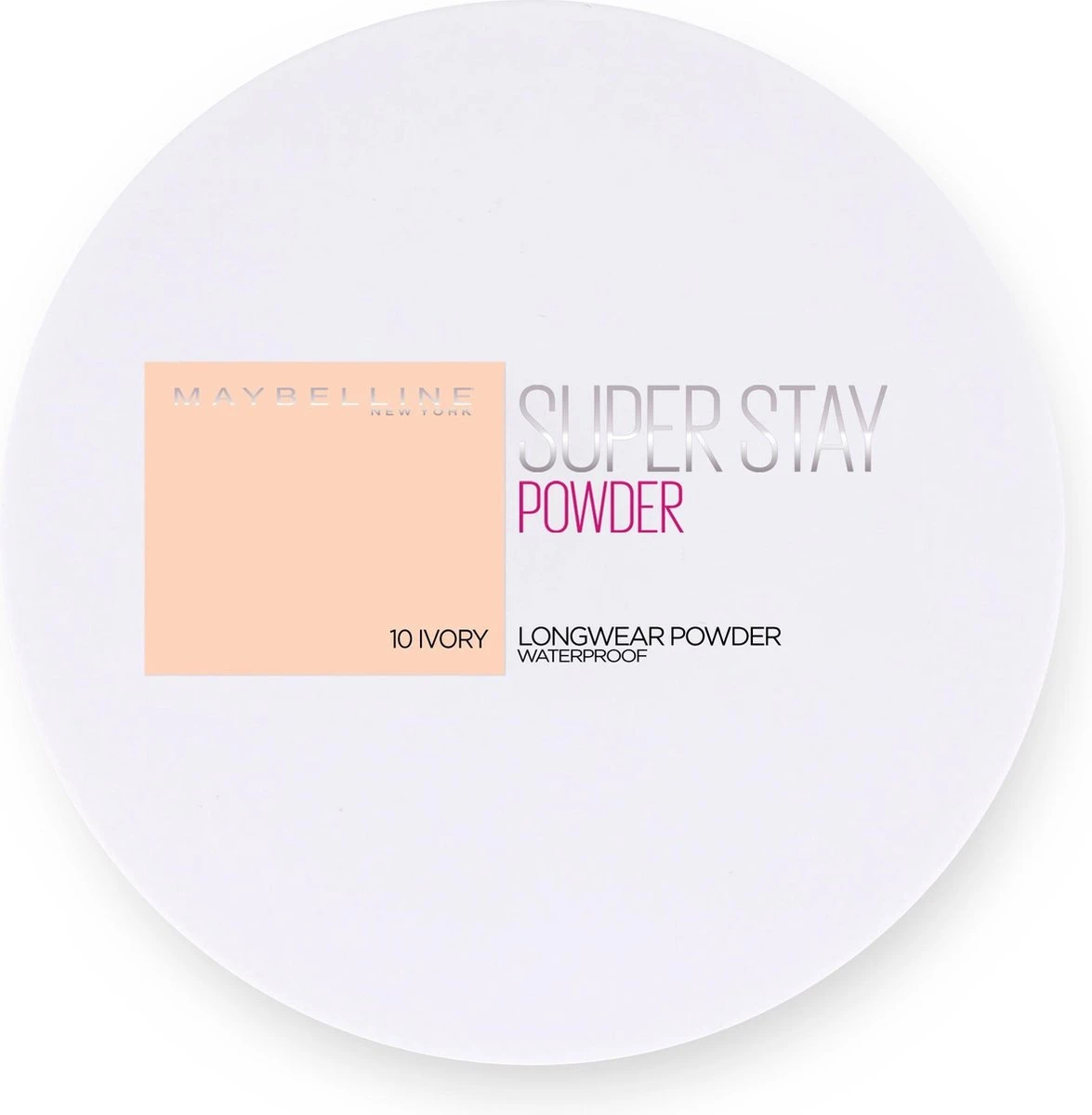 Maybelline New York SuperStay Full Coverage Gezichtspoeder - 10 Ivory 3 Maybelline New York SuperStay Full Coverage Gezichtspoeder - 10 Ivory