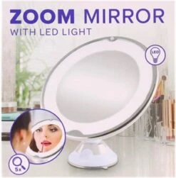 Make Up Spiegel- Led Verlichting - Vergroting 5x -Cosmetica Serie Winkel 1182x1200 6