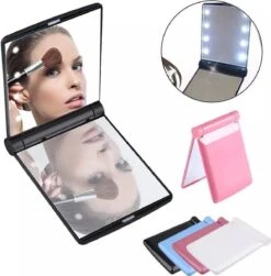 Compacte Make-up Spiegel- LED Mirror- Inklapbaar Met Verlichting- Draagbare Mini Make-up Spiegel -Cosmetica Serie Winkel 1183x1200 9