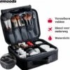 Mmoods Make-up Koffer – Make Up Tas Reizen – Makeup Organizer Verstelbaar -Beautycase Waterdicht – Make-up Tasje Voor Onderweg – Toilettas Voor Cosmetica Zwart -Cosmetica Serie Winkel 1184x1200 9