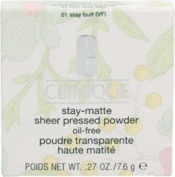 Clinique - STAY MATTE SHEER Powder 01-stay Buff 7.6 Gr 16 Clinique - STAY MATTE SHEER Powder 01-stay Buff 7.6 Gr -Cosmetica Serie Winkel 1185x1200 2