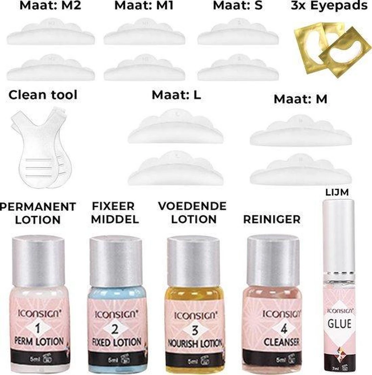 Iconsign Nieuwste Upgraded Wimper Lifting Set - Lash Lift Set Met Extra Sterke Lijm– Lashlift - Nieuw In 2021 - Permanent En Fixatietijd Slechts 12-15 Minuten - Vernieuwde Wimperlifting Set – Lash Lift Kit - Uitgebreide Versie 25 Delig 8 Iconsign Nieuwste Upgraded Wimper Lifting Set - Lash Lift Set Met Extra Sterke Lijm– Lashlift - Nieuw In 2021 - Permanent En Fixatietijd Slechts 12-15 Minuten - Vernieuwde Wimperlifting Set – Lash Lift Kit - Uitgebreide Versie 25 Delig - Afbeelding 7