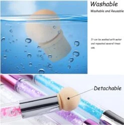 GUAPÀ - Nail Art Blooming Spons & Stempel Penseel Voor Het Maken Van Babyboom En Holografisch Effecten Op Je Nagels - Kleur Roze -Cosmetica Serie Winkel 1194x1200 12