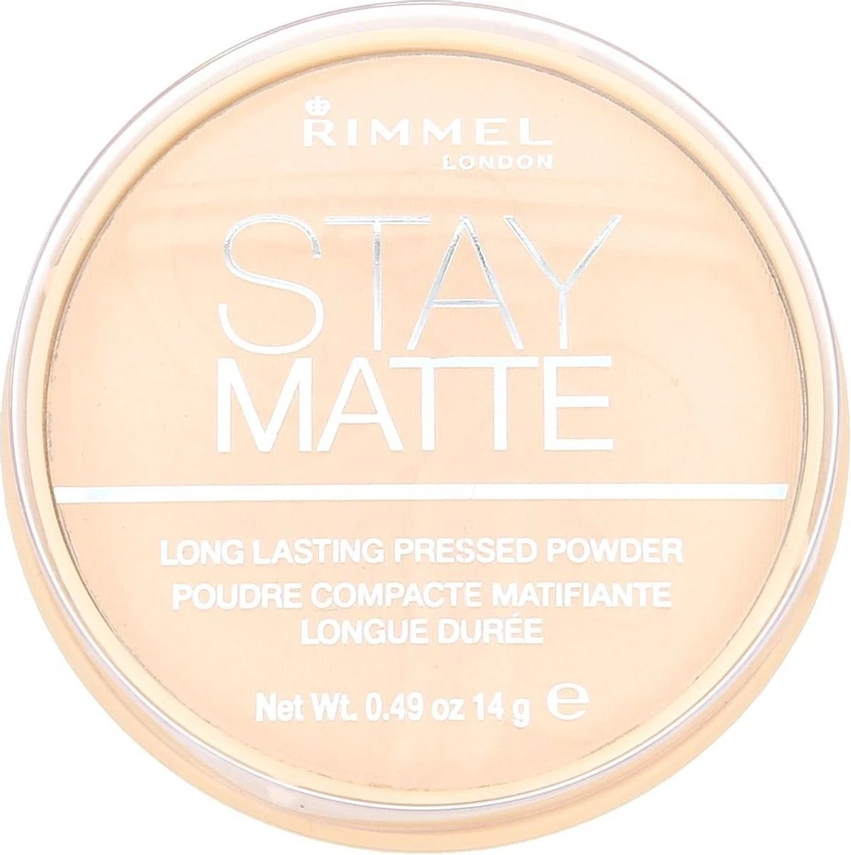 Rimmel London Stay Matte Pressed Powder - 001 Transparent - Powder 13 Rimmel London Stay Matte Pressed Powder - 001 Transparent - Powder - Afbeelding 11