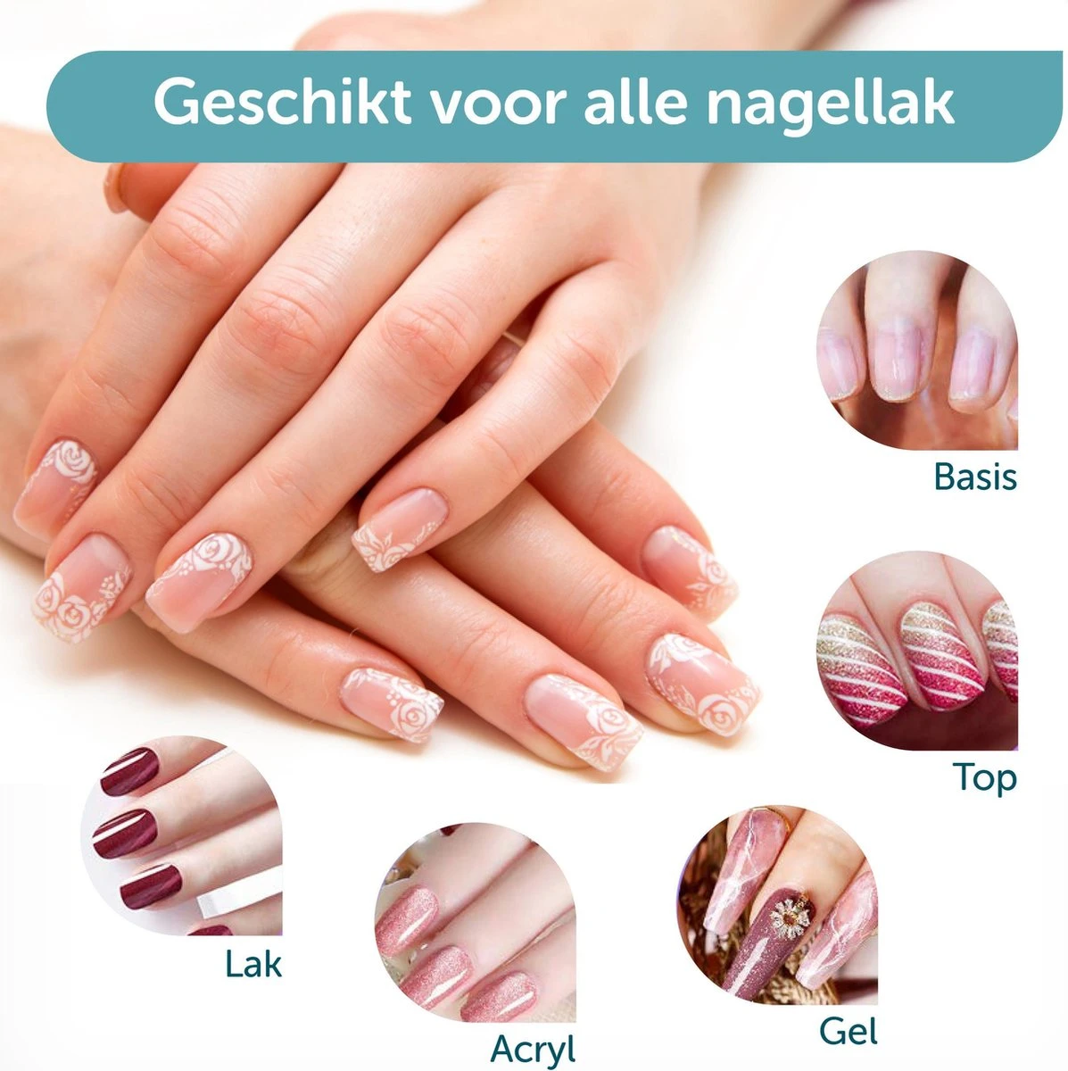ForDig 220W Professionele Nageldroger Voor Gel Nagels - Nagellak Droger Met UV LED Lamp En Timer Voor Gelnagels - Nageldrogerlamp Met 57 LED Lampjes Voor Nagel Gellak - Geschikt Voor Manicure En Pedicure - Nagellakdroger Hard Gelpolish Builder 9 ForDig 220W Professionele Nageldroger Voor Gel Nagels - Nagellak Droger Met UV LED Lamp En Timer Voor Gelnagels - Nageldrogerlamp Met 57 LED Lampjes Voor Nagel Gellak - Geschikt Voor Manicure En Pedicure - Nagellakdroger Hard Gelpolish Builder - Afbeelding 7