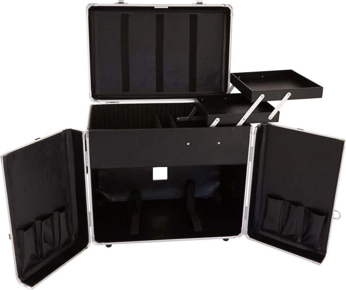 Pedicure Koffer/trolley - Professional Pedicure Case - Zwart - Pedicurekoffer 4 Pedicure Koffer/trolley - Professional Pedicure Case - Zwart - Pedicurekoffer - Afbeelding 2