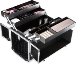 A.T. Shop Cosmeticakoffer, Make-up Koffer, Beauty Case, Bewaren Van Make-up, Nagellak. Zwart 13 A.T. Shop Cosmeticakoffer, Make-up Koffer, Beauty Case, Bewaren Van Make-up, Nagellak. Zwart -Cosmetica Serie Winkel 1200x1016
