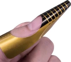 Merkloos Hiden | Nagel Sjablonen - Nail Art - Beauty & Make-up - French Manicure - Goud | 100 Stuks 7 Merkloos Hiden | Nagel Sjablonen - Nail Art - Beauty & Make-up - French Manicure - Goud | 100 Stuks -Cosmetica Serie Winkel 1200x1056 6