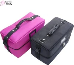 Beautycase / Beautykoffer / Trolley Roze Kleur Van Functioneel Om Alle Beautygereedschappen Overzichtelijk Op Te Bergen - Kapper - Tattoo - Nagel - Visagie - Make-up - Cosmetica - Schmink - Beauty Case / Beauty Koffer | Kappers BeautyCase -Cosmetica Serie Winkel 1200x1060 1