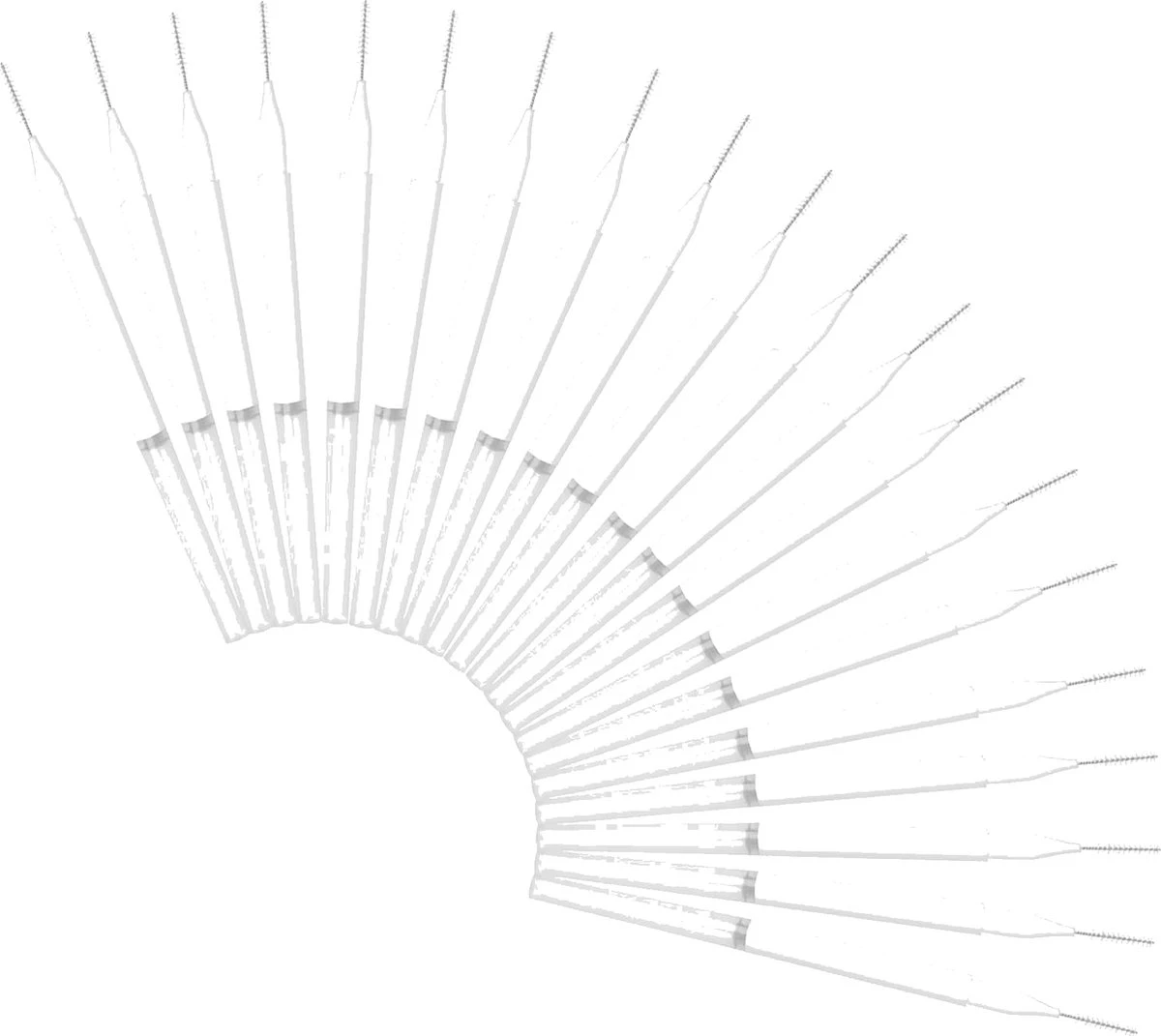 Clavier Micro Borstels Voor Wenkbrauw En Wimper Lifting Wit 20st. 3 Clavier Micro Borstels Voor Wenkbrauw En Wimper Lifting Wit 20st.