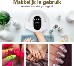BoraPora Professionele Nageldroger - 280 Watt UV LED Lamp Nagels - 66 Leds - Nagel UV Lamp - Gellak Lamp - Nagellamp - Nagellamp Led - Nagellamp Voor Gel Nagellak - Nagellamp Led Uv - Nagellamp Uv - Nagellamp Gelnagels - Gellak - Nageldroger -Cosmetica Serie Winkel 1200x1074 2