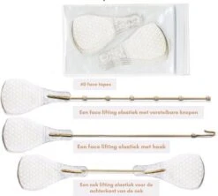 Face Lift Tape - Licht Haar - Facelift Zonder Chirurgie - Instant Eyes, Face And Neck Lift - Blond/wit/licht Haar - 40 Stuks - Transparent -Cosmetica Serie Winkel 1200x1077 2