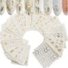GUAPÀ - Nail Art Nagel Sjabloon Stickers 30 Vellen - Zelfklevende Nagelstickers & Nageldecoratie 3D Goud En Zilver -Cosmetica Serie Winkel 1200x1088 2