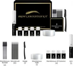 BluGo Brow Lamination Kit - Lash Lift - Wenkbrauwgel - Wimperlifting Set - Brow Soap - Eyelash Lift - Wimperverf - Brow Gel - Starterkit -Cosmetica Serie Winkel 1200x1095 2