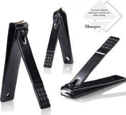 Nagelknipper Set - Pedicureset - 15 Delige - Roestvrij Staal - Met Draagkoffer - Geel Zwart -Cosmetica Serie Winkel 1200x1101 3