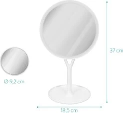 Navaris Make-up Spiegel Met Verlichting - Inclusief Kleinere Handspiegel Met 5x Vergroting - LED-verlichting Met Dim-functie - Wit 15 Navaris Make-up Spiegel Met Verlichting - Inclusief Kleinere Handspiegel Met 5x Vergroting - LED-verlichting Met Dim-functie - Wit -Cosmetica Serie Winkel 1200x1110 3