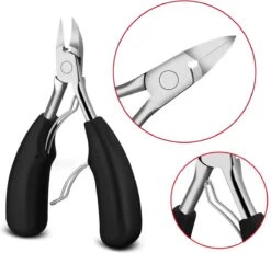 WVspecials® Professionele Zwarte Nagelschaar - Kalknagel Schaar - Ingegroeide Teennagel - Nageltang Groot -Nagelschaar Voor Harde Nagels - Teennagel - Nageltang - Nagelschaartje - Nagelschaar - Kalknagels - Schaar - Hand Verzorging - Nagelknipper -Cosmetica Serie Winkel 1200x1124 1