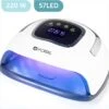 ForDig 220W Professionele Nageldroger Voor Gel Nagels - Nagellak Droger Met UV LED Lamp En Timer Voor Gelnagels - Nageldrogerlamp Met 57 LED Lampjes Voor Nagel Gellak - Geschikt Voor Manicure En Pedicure - Nagellakdroger Hard Gelpolish Builder -Cosmetica Serie Winkel 1200x1130 13