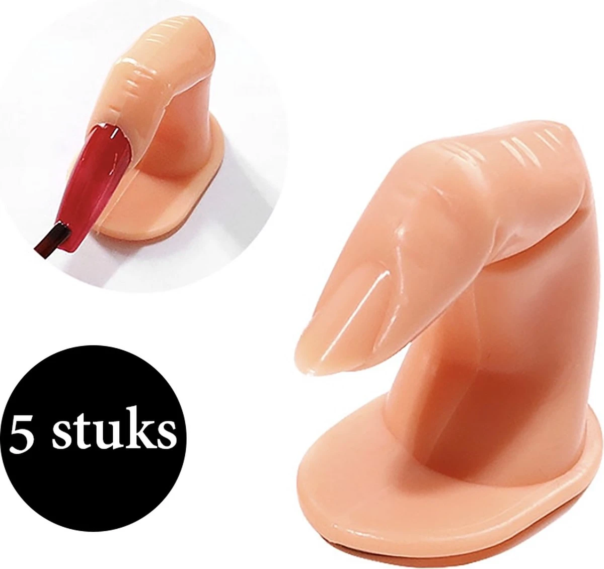 Oefenvinger Voor Nagels – Nail Art – All-in-1 Set – 5 Stuks - Nagel Set – Nail Trainer – Nail Tips – Acrylnagels Starterspakket – Nagel – Nail Trainer Hand – Oefen Hand Nagels - Nailtrainer Nagel Oefenhand 3 Oefenvinger Voor Nagels – Nail Art – All-in-1 Set – 5 Stuks - Nagel Set – Nail Trainer – Nail Tips – Acrylnagels Starterspakket – Nagel – Nail Trainer Hand – Oefen Hand Nagels - Nailtrainer Nagel Oefenhand