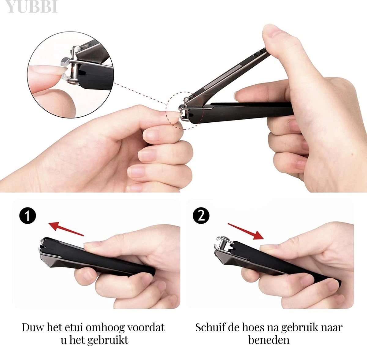 YUBBI™ Premium Nagelknipper Set - Nageltang - Pedicure - Teennagels - Vingernagels - Teennagelknipper - Nagelschaar - Nail Clipper 9 YUBBI™ Premium Nagelknipper Set - Nageltang - Pedicure - Teennagels - Vingernagels - Teennagelknipper - Nagelschaar - Nail Clipper - Afbeelding 7