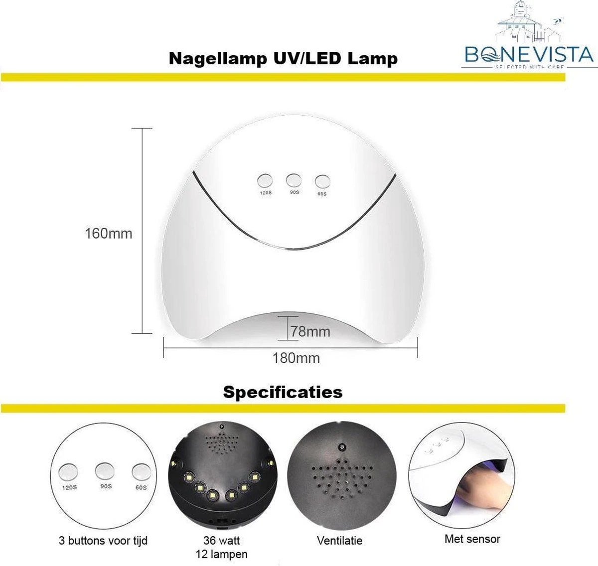 Gellak Starterspakket - Gellak - Gelnagel Kit - UV Lamp 36W - LED - Manicure Set - 12 Kleuren Gel Polish - Nail Art - Nagellamp - Nagelboor - Nageldroger - Nagellak 9 Gellak Starterspakket - Gellak - Gelnagel Kit - UV Lamp 36W - LED - Manicure Set - 12 Kleuren Gel Polish - Nail Art - Nagellamp - Nagelboor - Nageldroger - Nagellak - Afbeelding 7