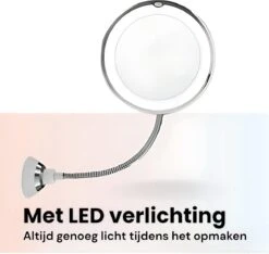 Make-Up Spiegel - 7X Vergroting - LED Licht - Make Up Spiegel Met Verlichting - Vergrootspiegel Met Zuignap - Exclusief Baterijen(Niet Ingegrepen 3AAA)3AAA -Cosmetica Serie Winkel 1200x1137 5