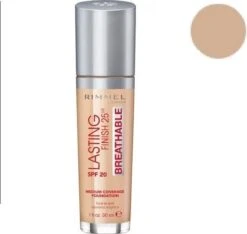 Rimmel London Rimmel Lasting Finish Breathable Foundation - 100 Ivory 25 Rimmel London Rimmel Lasting Finish Breathable Foundation - 100 Ivory -Cosmetica Serie Winkel 1200x1138 2