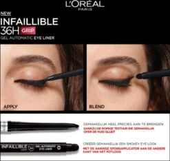 L’Oréal Paris Infaillible 36H Grip Gel Automatic Eyeliner - Taupe Grey -Cosmetica Serie Winkel 1200x1139