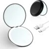 Led-verlichte Oplaadbare Compacte Make-up Spiegel Rond |1 X 2 X Vergroting | Make-upspiegel | Zakspiegel | Handspiegel | Reisspiegel | Dimbaar|als Cadeau | USB-lader | Rond | Zwart 2 Led-verlichte Oplaadbare Compacte Make-up Spiegel Rond |1 X 2 X Vergroting | Make-upspiegel | Zakspiegel | Handspiegel | Reisspiegel | Dimbaar|als Cadeau | USB-lader | Rond | Zwart -Cosmetica Serie Winkel 1200x1148 8