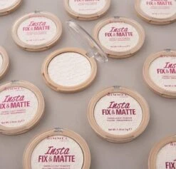 Rimmel London Insta Fix & Matte Make-uppoeder - 01 Clear -Cosmetica Serie Winkel 1200x1152 1