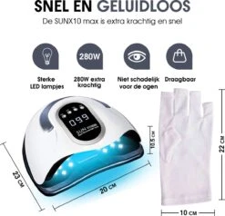 UV Lamp Gelnagels - 280 Watt - Gellak Lamp - Nagellamp - Nageldroger -Cosmetica Serie Winkel 1200x1154 5