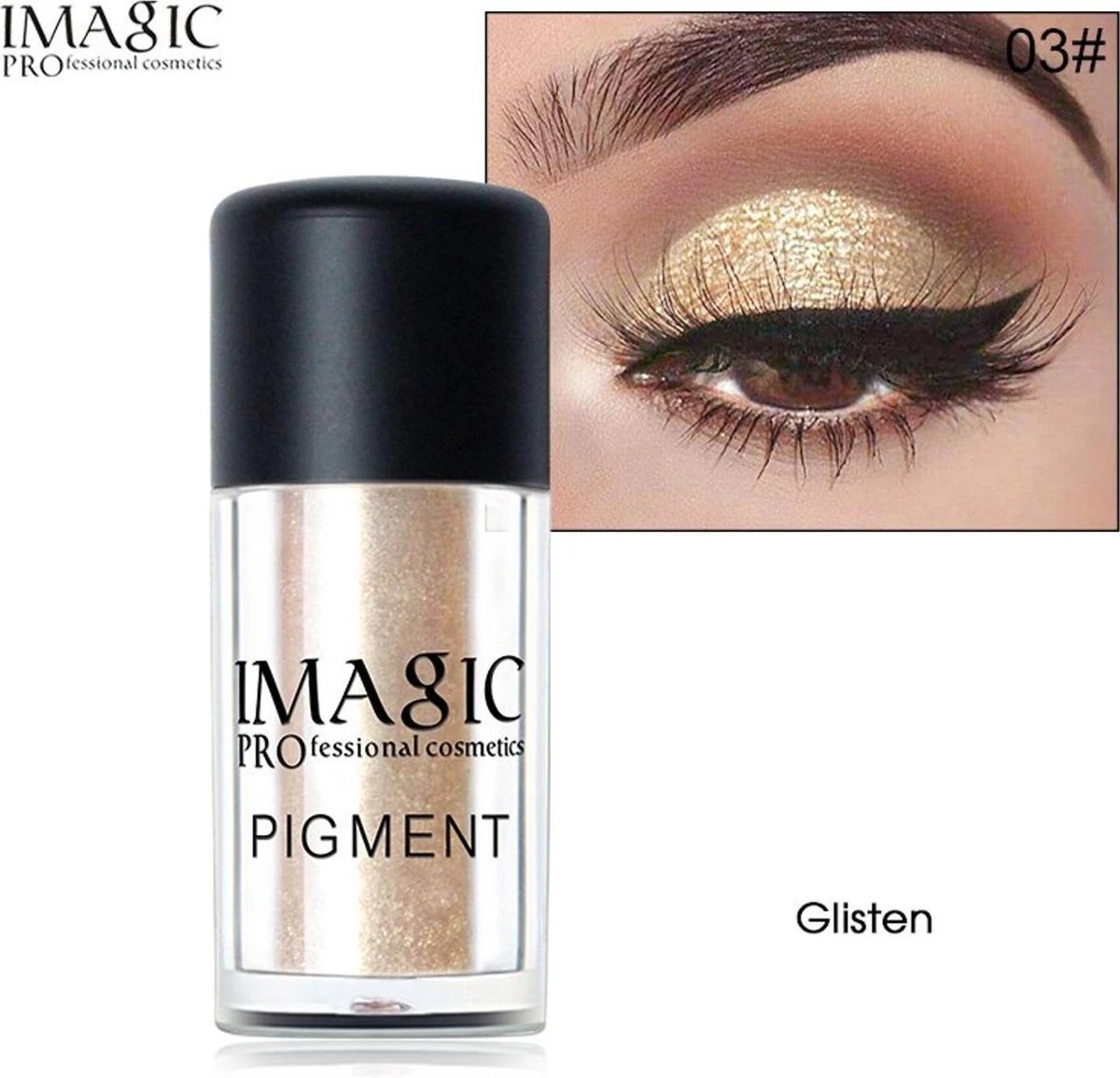 Professionele Glitter Oogschaduw Poeder - Make-Up - Opmaken 3 Professionele Glitter Oogschaduw Poeder - Make-Up - Opmaken