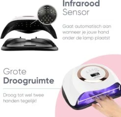 De Sera UV Lamp Gelnagels 168W - LED Lamp Nagels - Gellak Lamp - Nageldroger Met 2.5 Meter Lang Snoer - Wit -Cosmetica Serie Winkel 1200x1158 19